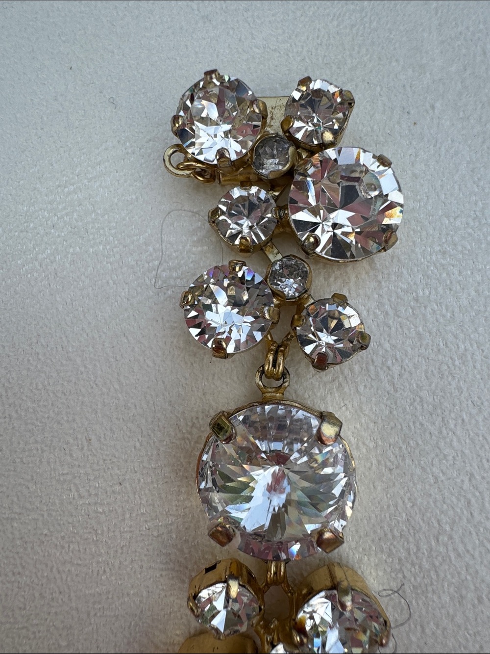 Sorrelli Clear Crystal Cluster Gold Bracelet - Picture 6 of 6